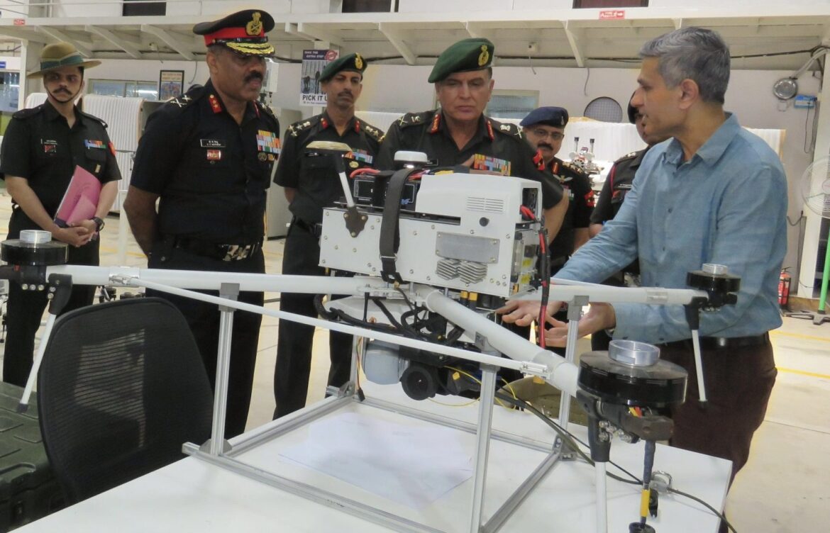 Lt Gen Dhiraj Seth Explores Advanced Drone Technologies in Bengaluru