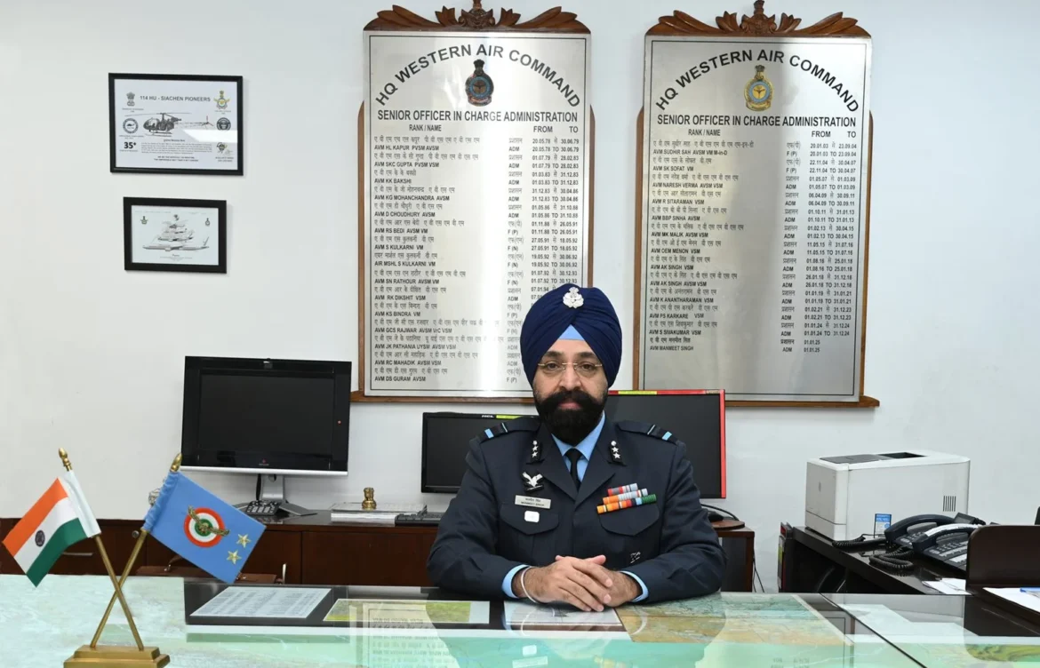 Air Vice Marshal Manmeet Singh Appointed Senior Officer-in-Charge Administration at Western Air Command