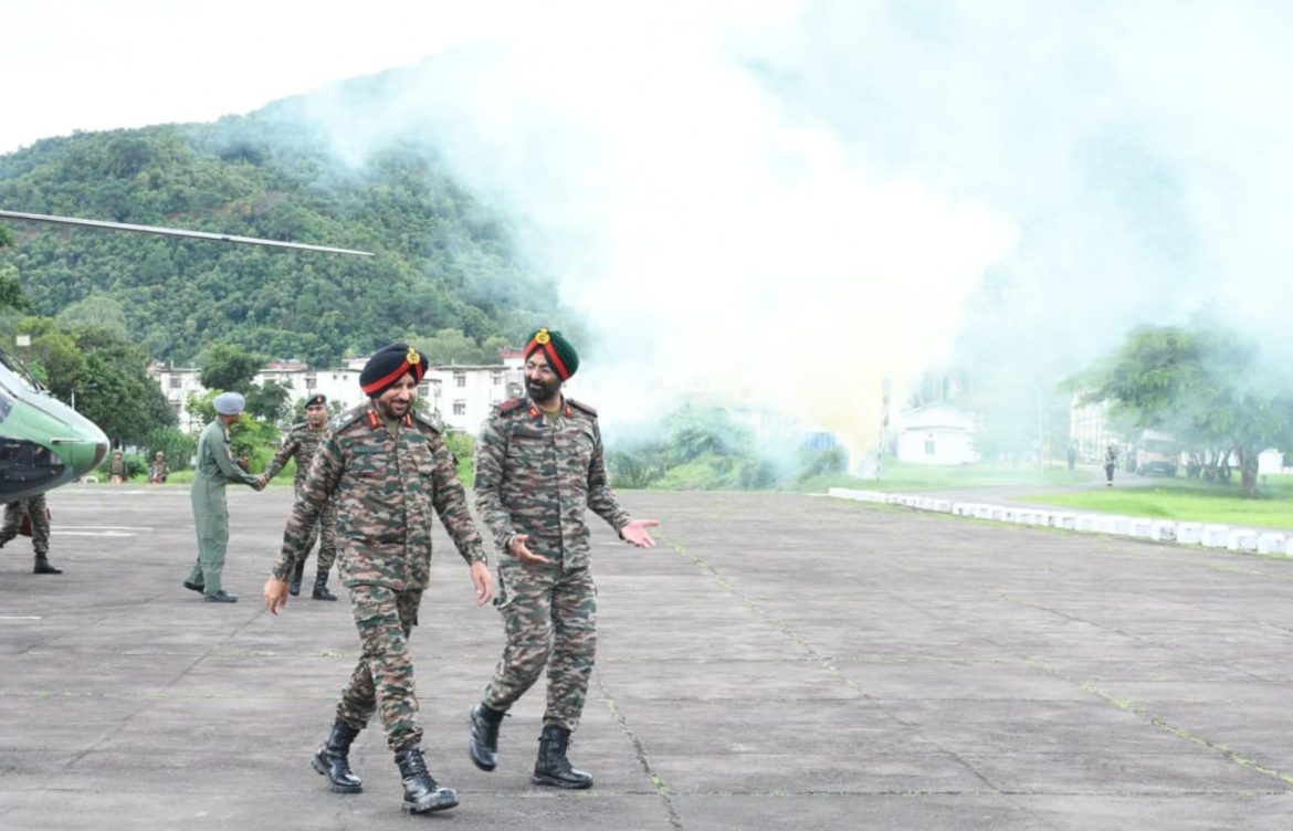 GOC Spear Corps Reviews Operational Preparedness in Manipur