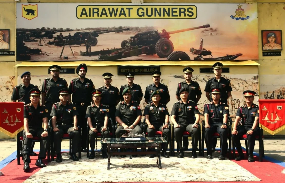 Kharga Corps GOC Evaluates Operational Readiness of Airawat Gunners