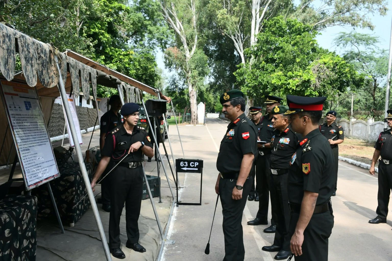 Kharga Corps GOC Reviews Airawat Gunners’ Operational Readiness

