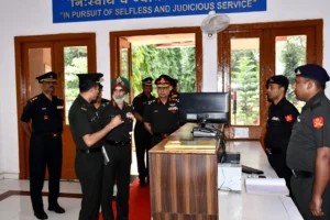 Lt Gen Navneet Singh Sarna Reviews Training and Administration at Artillery Centre in Nasik