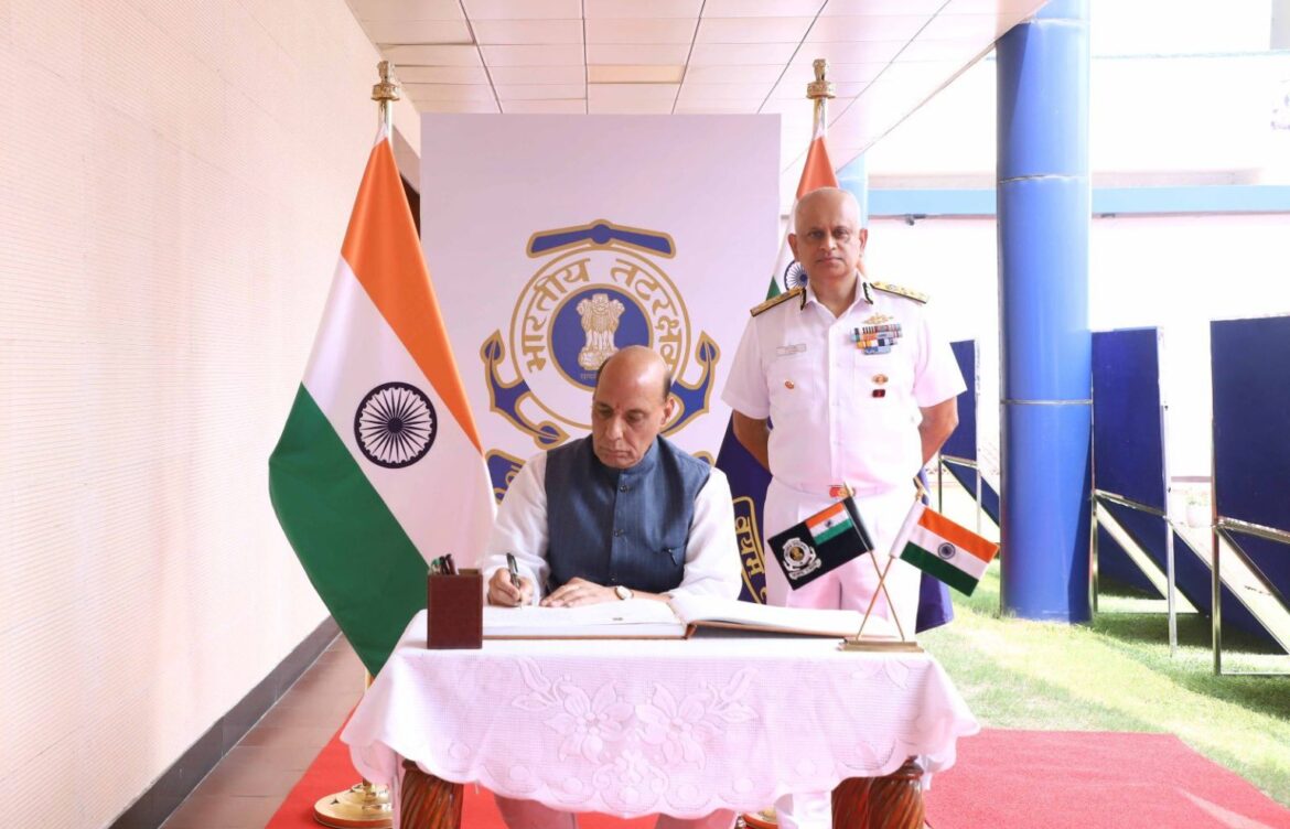 Defence Minister Inaugurates 41st Indian Coast Guard Commanders’ Conference in New Delhi