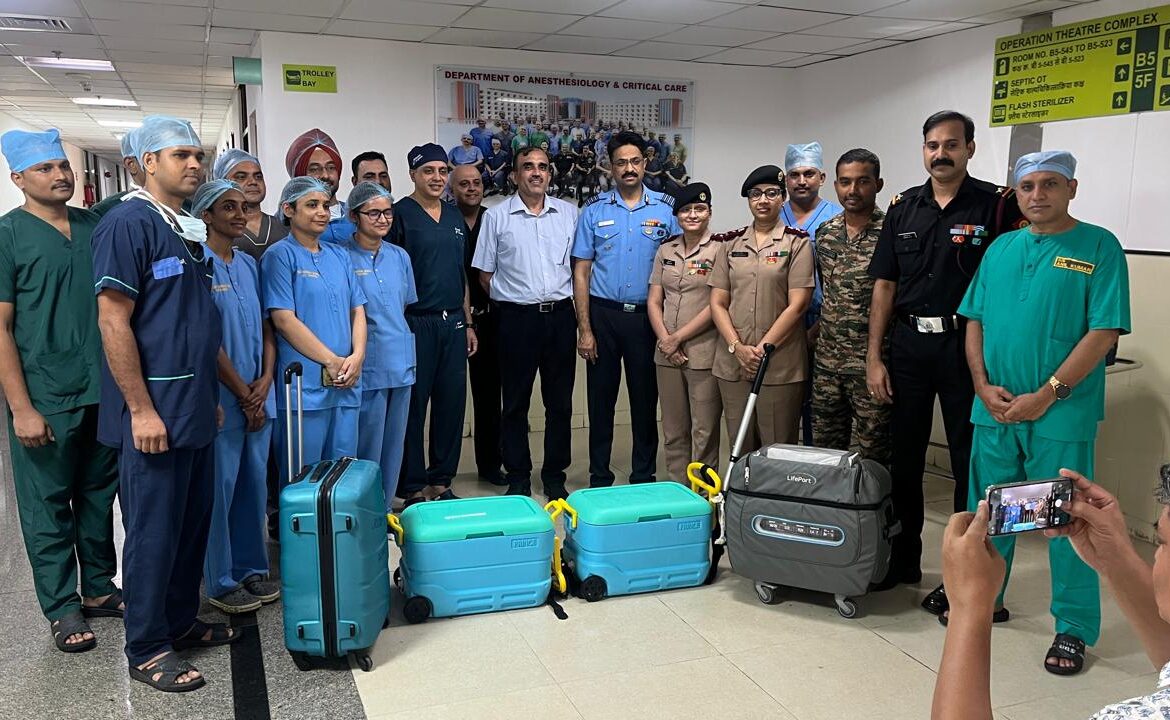 Indian Air Force Airlifts Live Organs from Pune to Delhi, Facilitating Life-Saving Surgery